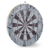 Gray Wooden Dart Board