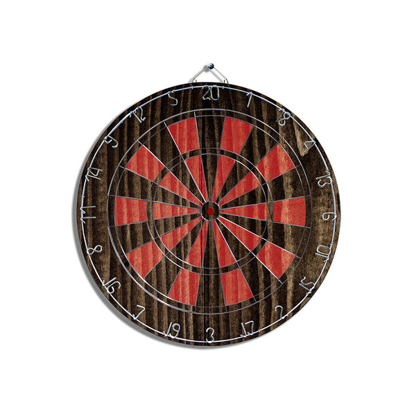 Black & Red Dart Board