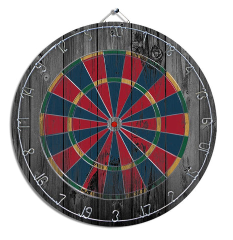 Retro Woodwash Dart Board